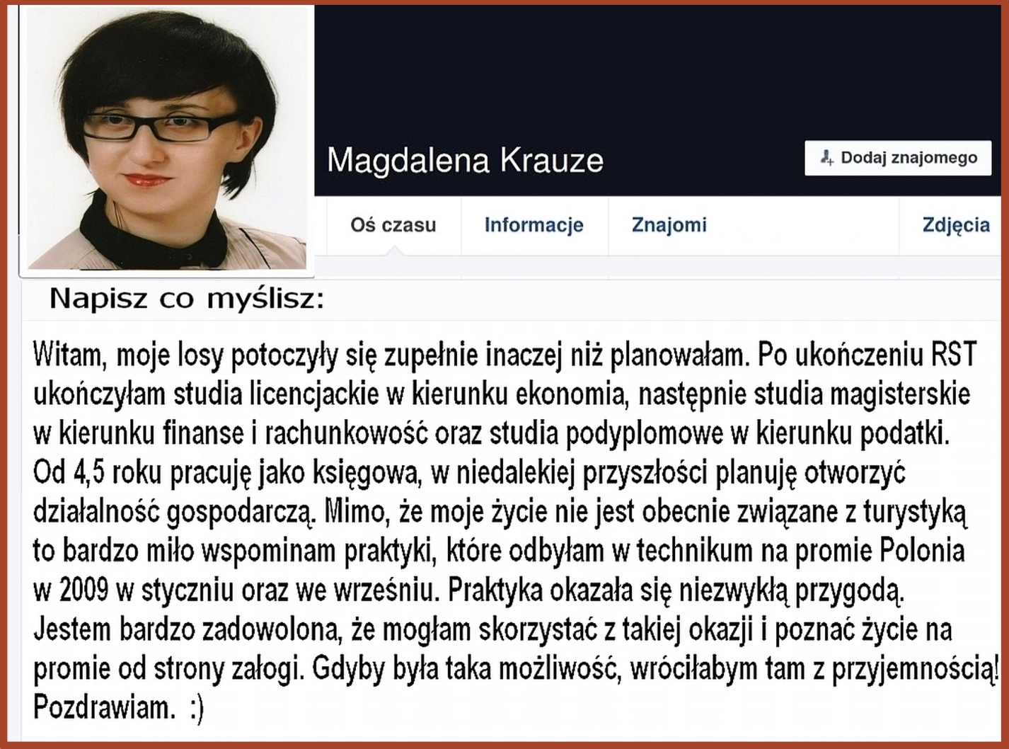 Friend 2016 Unity Line 24.facebook Magdalena Krauze